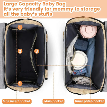 Sac de Maman portable lit de bébé pratique bretelle double