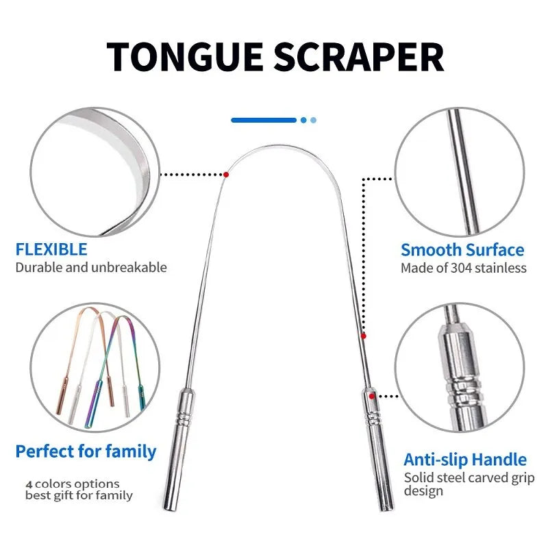 Grattoir langue inoxydable