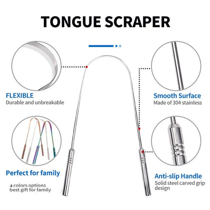 Grattoir langue inoxydable