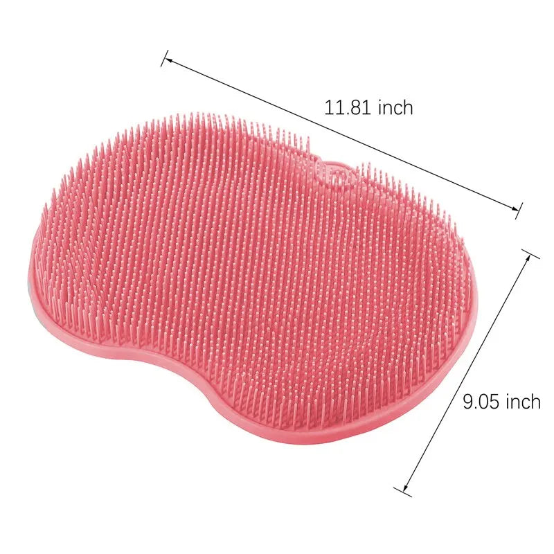 Brosse de Massage Exfoliante pour Douche : Matelas de Bain Antidérapant en Silicone